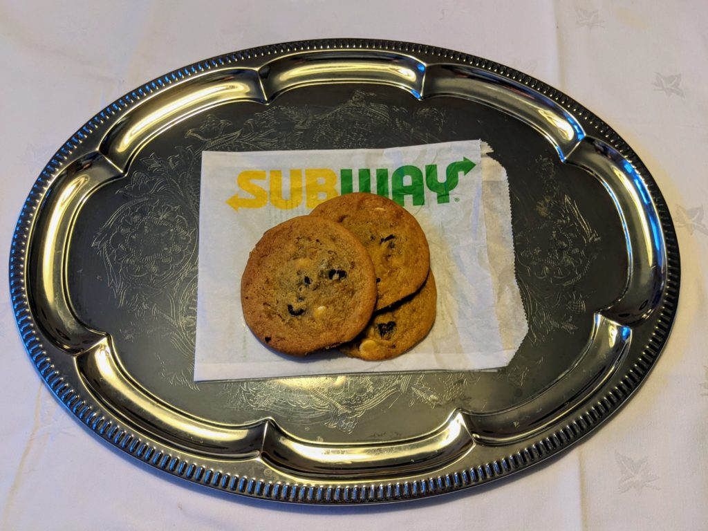 Subway Chocolate Orange Cookie